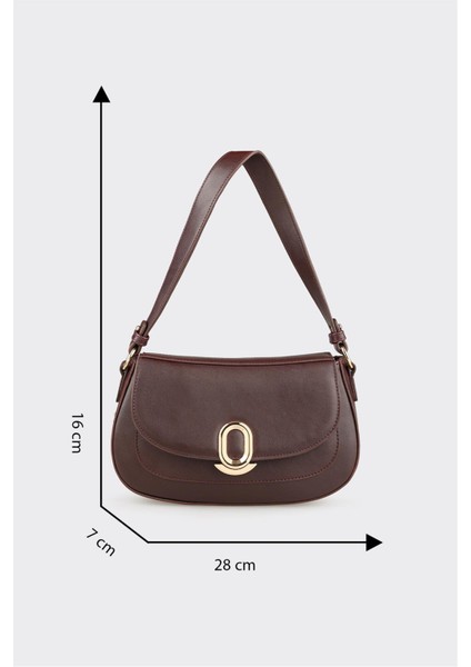 Bordo Kadın Omuz Çantası