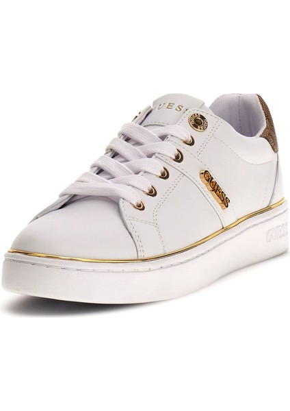 Kadın Britz Metalik Detaylı Sneaker - Beyaz