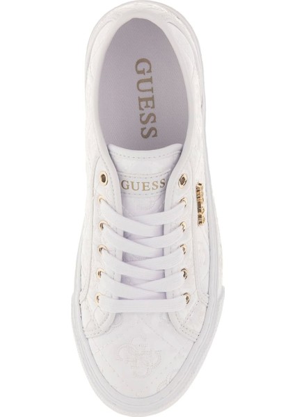 Kadın Jlove Kapitone Monogram Desenli Platform Sneaker - Beyaz modelleri