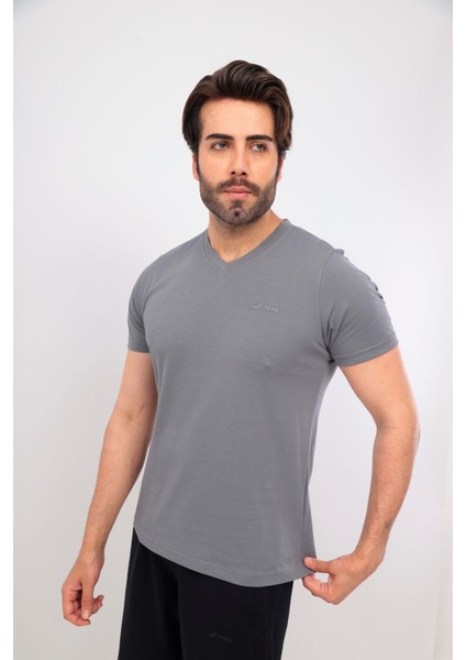 Erkek V Yaka Tshirt Şort Cep Fermuarlı Alt Üst Takım fırsatları