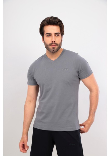 Erkek V Yaka Tshirt Şort Cep Fermuarlı Alt Üst Takım indirimleri