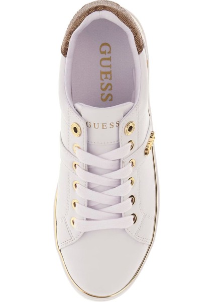 Kadın Britz Metalik Detaylı Sneaker - Beyaz fırsatları