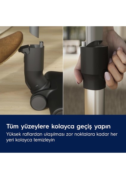 EP61AB21UG 600 Serisi Petpro Başlıklı Dikey Şarjlı Süpürge, 50 Dakikaya Kadar Çalışma Süresi fiyatları