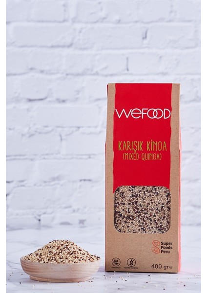 Karışık Kinoa 300 g – Glutensiz, Magnezyum ve Demir Zengini, Doğal Katkısız Yüksek Protein Kaynağı modelleri