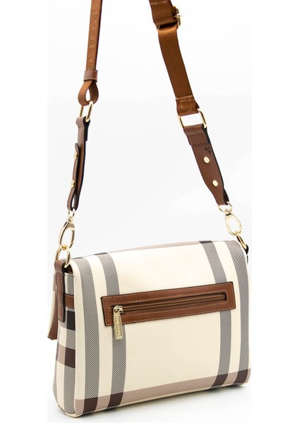 Silver & Polo Krem - Taba SP963 Kadın Çapraz Çanta indirimleri