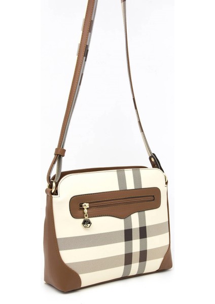 Silver & Polo Krem - Taba SP364 Kadın Çapraz Çanta fırsatları