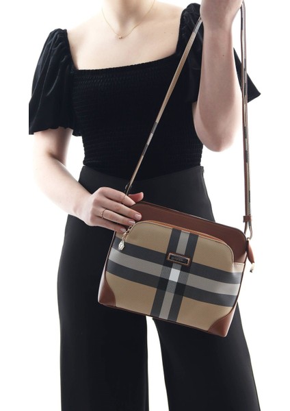 Silver & Polo Bej - Taba SP364 Kadın Çapraz Çanta fiyatları