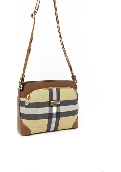 Silver & Polo Bej - Taba SP364 Kadın Çapraz Çanta fırsatları