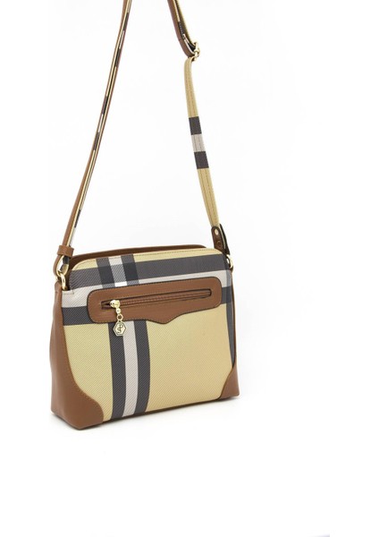 Silver & Polo Bej - Taba SP364 Kadın Çapraz Çanta indirimleri