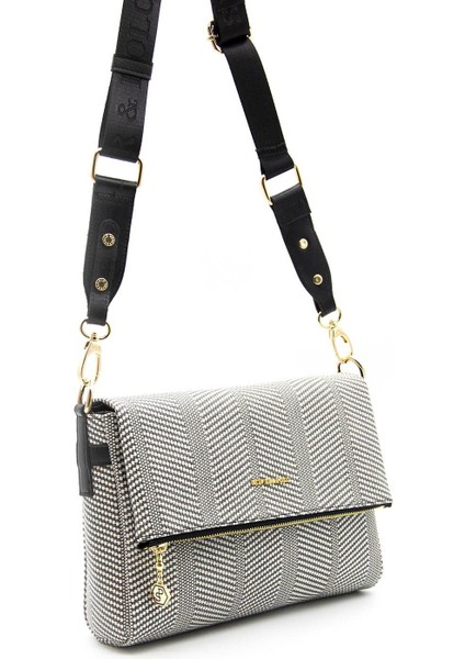 Silver & Polo Siyah Beyaz - Siyah SP963 Kadın Çapraz Çanta modelleri