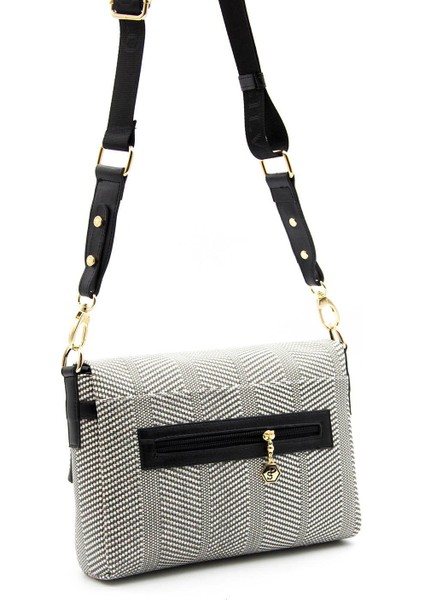 Silver & Polo Siyah Beyaz - Siyah SP963 Kadın Çapraz Çanta indirimleri