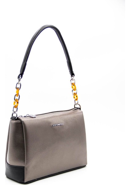 Silver & Polo Platin - Siyah SP910 Kadın Çapraz Çanta fiyatları