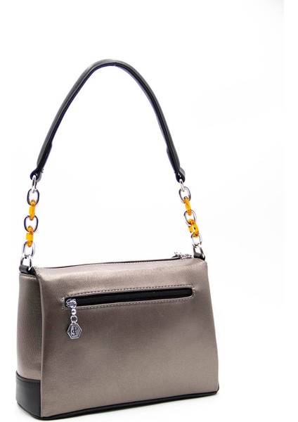 Silver & Polo Platin - Siyah SP910 Kadın Çapraz Çanta fırsatları