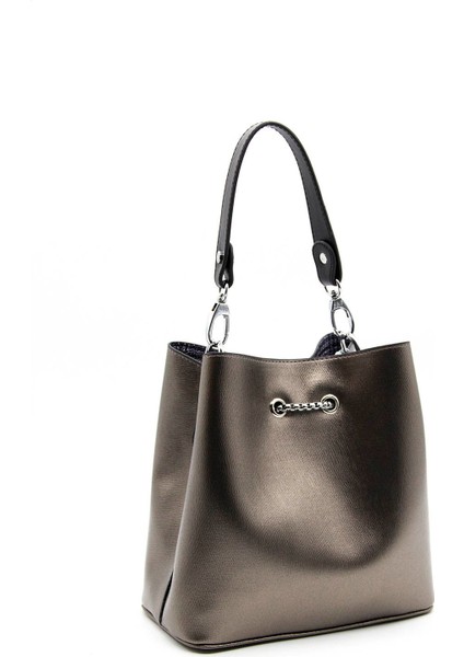 Silver & Polo Platin - Siyah SP967 Kadın Çapraz Çanta fırsatları