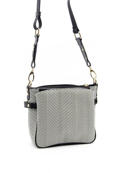Silver & Polo Siyah Beyaz - Siyah SP884 Kadın Çapraz Çanta indirimleri