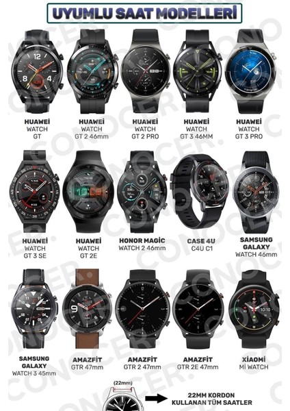 Huawei Watch Ultimate Okyanus Mavisi Uyumlu Yumuşak Silikon Desenli Kordon Kayış (22MM) fiyatları