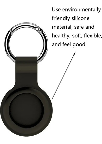 Airtag Kılıf Anahtarlık Tam Koruma Klasik Yumuşak Silikon modelleri