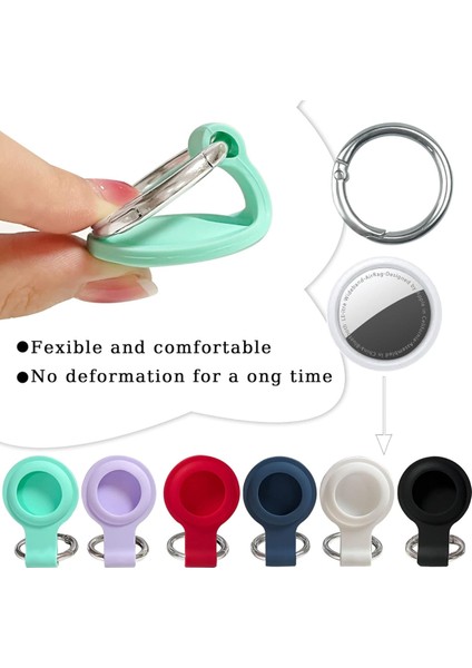 Airtag Kılıf Anahtarlık Tam Koruma Klasik Yumuşak Silikon indirimleri