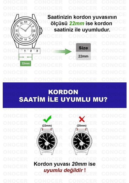 Huawei Watch Gt4 Gt5 46MM Uyumlu Çizgi Desenli Silikon Kordon Kayış (22MM)