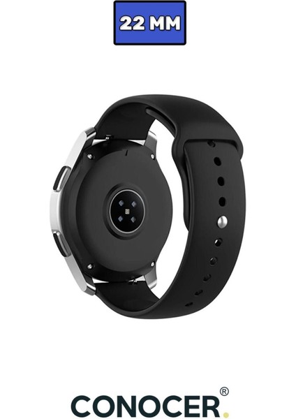 Huawei Watch Buds Uyumlu Yumuşak Silikon Kordon Kayış (22MM)
