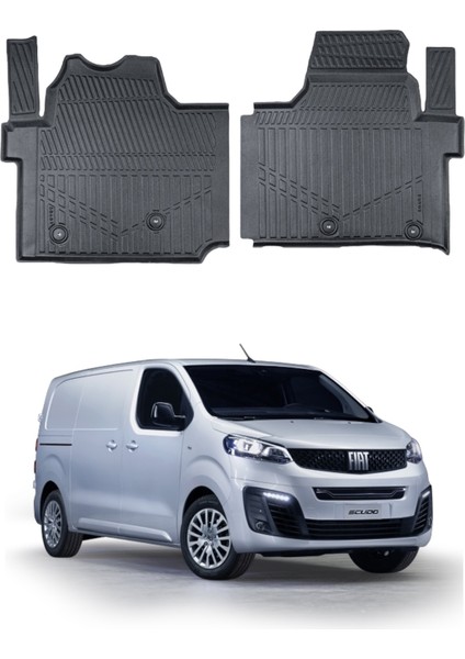 Fiat Scudo 2022- Uyumlu Araca Özel Lüx 3D Paspas