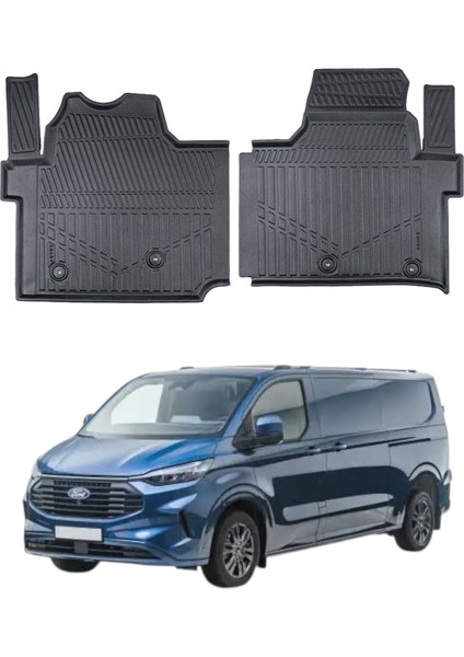 Ford Tourneo Custom 2024- Uyumlu Araca Özel Lüx 3D Paspas
