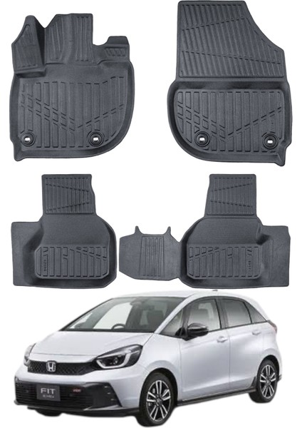 Honda Jazz 2020+ Uyumlu Araca Özel Lüx 3D Paspas