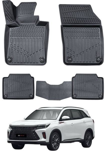 Dfsk E5 Benzinli 2024+ Uyumlu Araca Özel Lüx 3D Paspas