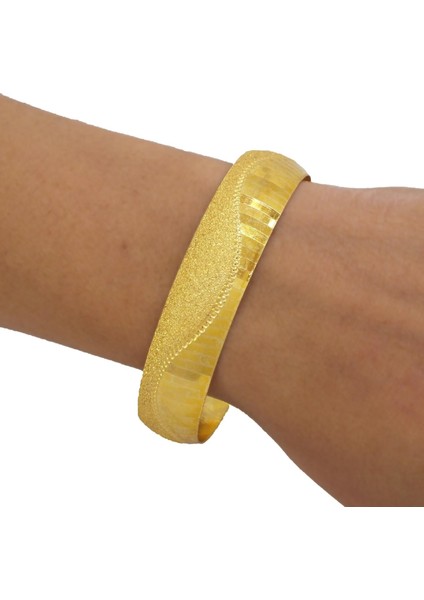 altın kaplama 1,5 cm kalınlık bayan bilezik blz-1405 fırsatları