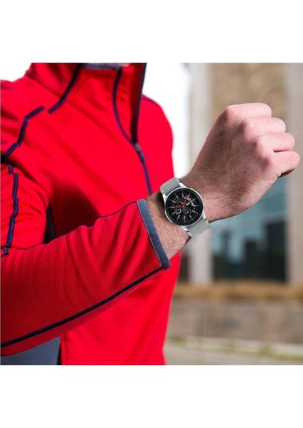 Huawei Watch Gt4 Gt5 46MM Uyumlu Çizgi Desenli Silikon Kordon Kayış (22MM) indirimleri