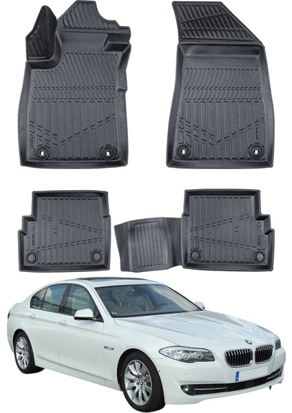 Bmw 5 Serisi F10 Xdrıve 2013-2016 Uyumlu Araca Özel Lüx 3D Paspas