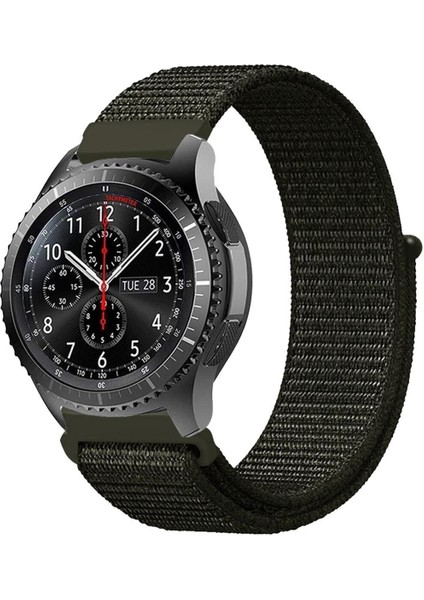 Huawei Watch 4 / 4 Pro / 3 Pro Uyumlu Dokuma Cırtlı Spor Kordon Kayış (22MM) fırsatları