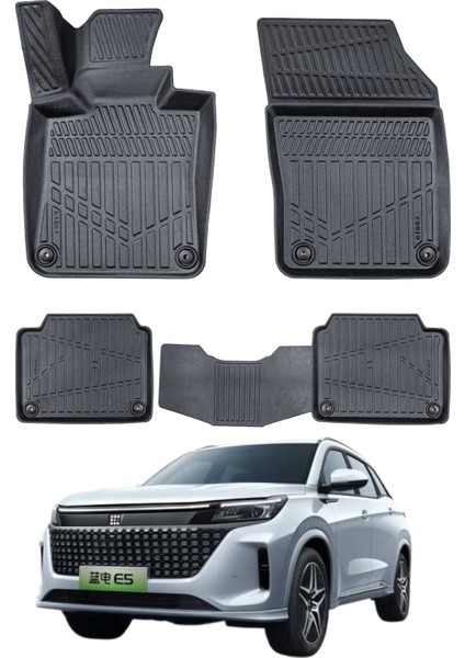 Dfsk E5 Plug-In 2024+ Uyumlu Araca Özel Lüx 3D Paspas