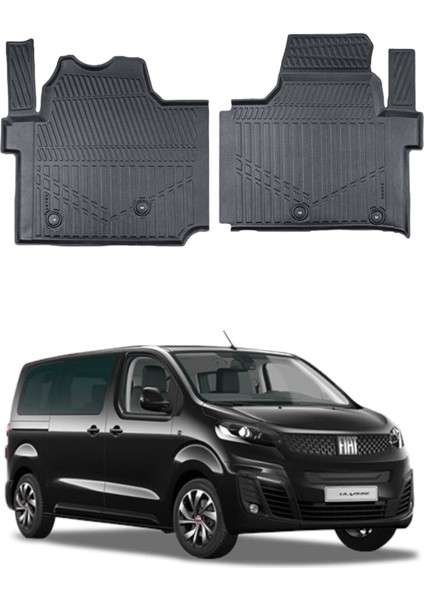 Fiat Ulysee 2022- Uyumlu Araca Özel Lüx 3D Paspas