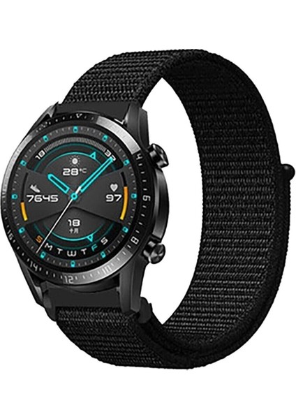 Huawei Watch 4 / 4 Pro / 3 Pro Uyumlu Dokuma Cırtlı Spor Kordon Kayış (22MM) fırsatları