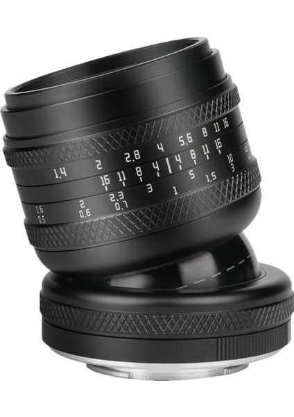 50 mm F/1,4 Tilt (Eğimli) Lens (Canon Rf, Siyah)