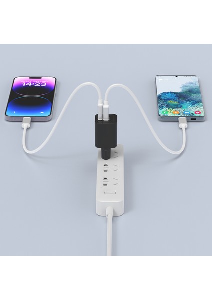 NT-HCH07 Gan Prime 33 W Hızlı Şarj Aleti/şarj Isısını Düşürür Gan Destekli Akım Korumalı Güç Adaptörü modelleri