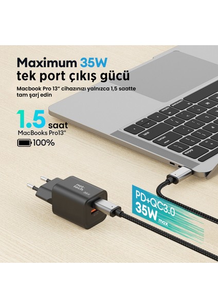 NT-HCH07 Gan Prime 33 W Hızlı Şarj Aleti/şarj Isısını Düşürür Gan Destekli Akım Korumalı Güç Adaptörü fırsatları