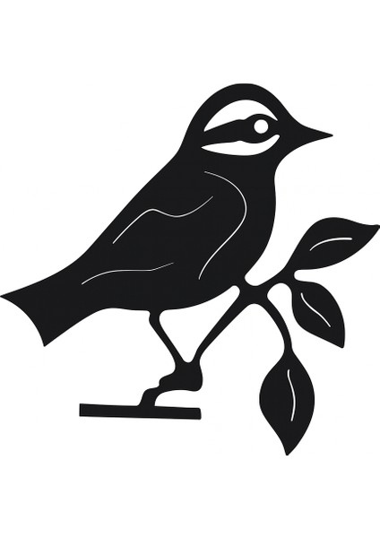 Metal Duvar Süsü Kuş Doğa - Shadowline Serisi fırsatları