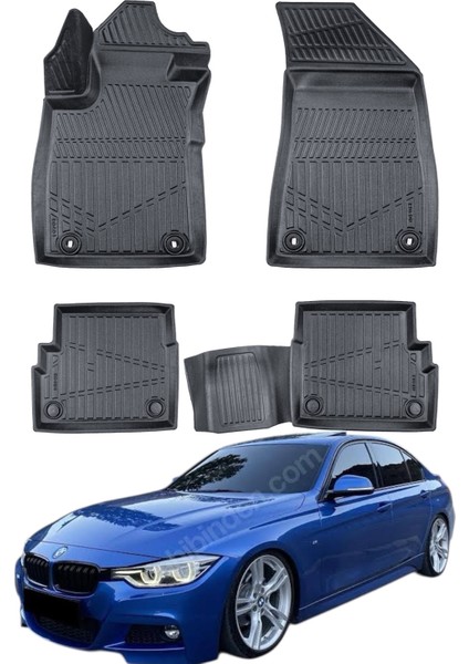 Bmw 3 Serisi F30 2012-2019 Uyumlu Araca Özel Lüx 3D Paspas