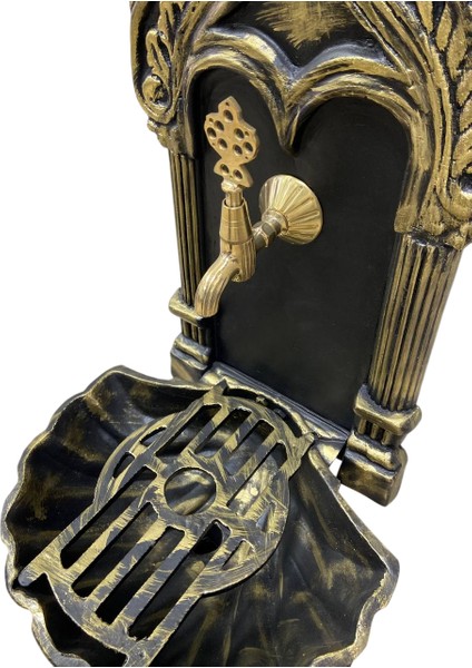 FS_905 Gold Midye Alüminyum Bahçe Çeşmesi fırsatları