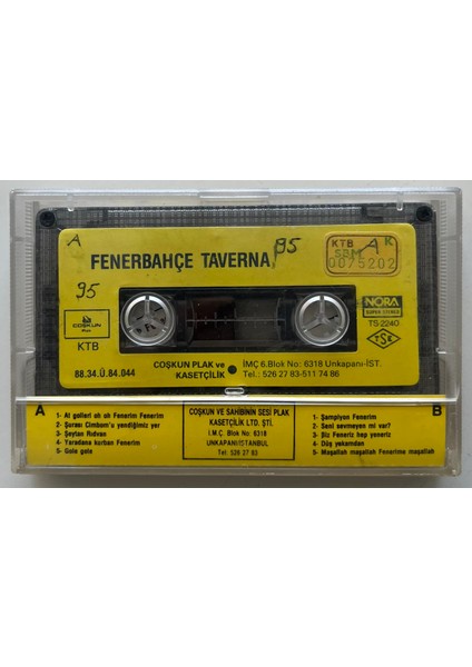 Fenerbahçe Taverna Kaset Rıdvan Dilmen (Orijnal Dönem Baskı Kaset) fiyatları