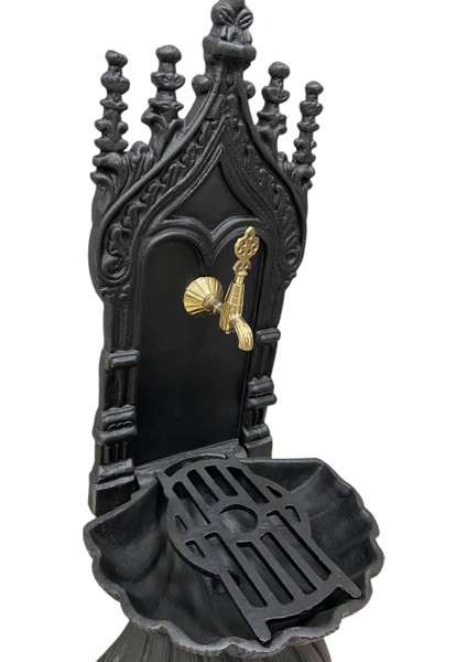 FS_906 Mat Siyah Midye Alüminyum Bahçe Çeşmesi fiyatları