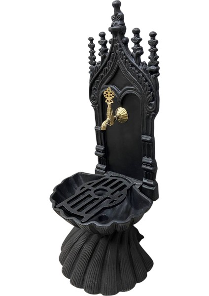 FS_906 Mat Siyah Midye Alüminyum Bahçe Çeşmesi fırsatları