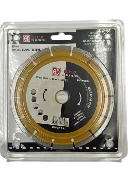 B.h.d BHD00828 180MM Turbo Granit Mermer Kesici