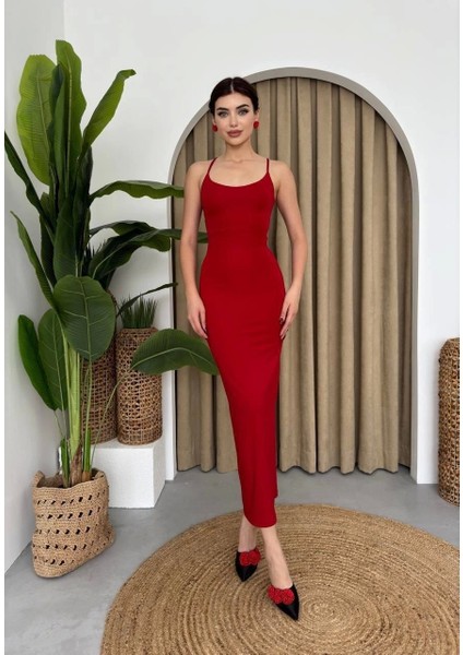 Blear Sırt Bağlamalı Elbise fırsatları