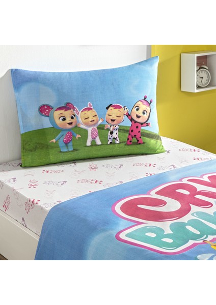 Taç Lisanslı Cry Babies Pamuk Tek Kişilik Nevresim Takımı modelleri