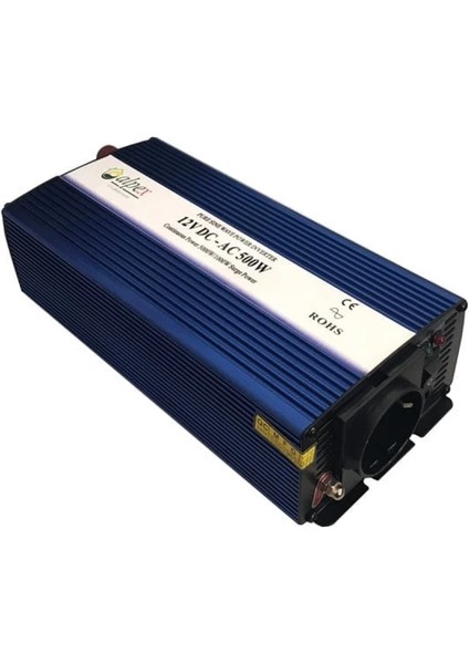 500 Watt 12 Volt Tam Sinüs Inverter