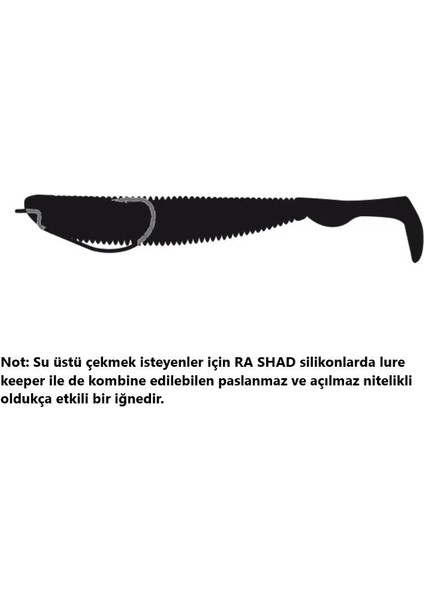 Ra Shad 4,5'' (6 Pcs) Col. Ghost Gill modelleri