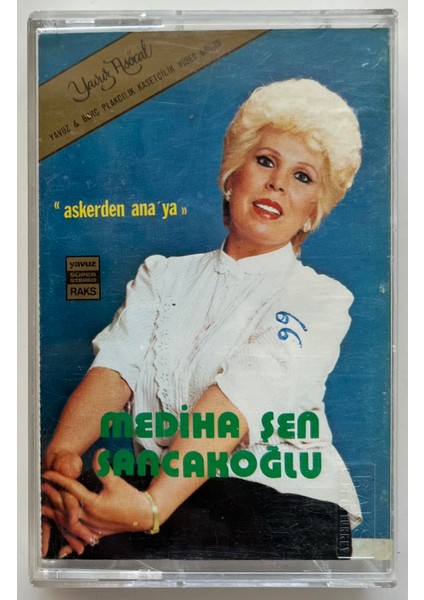 Mediha Şen Sancakoğlu Askerden Ana'ya Kaset (Orijnal Dönem Kağıt Baskı Kaset)
